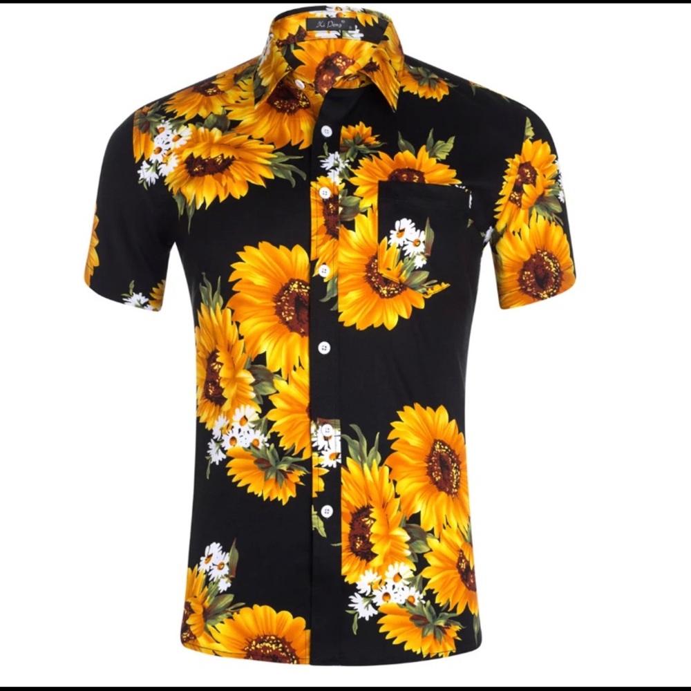 Men’s sunflower shirt